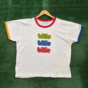 Billie Eilish Hit Me Hard and Soft white Oversized T-Shirt Size Small